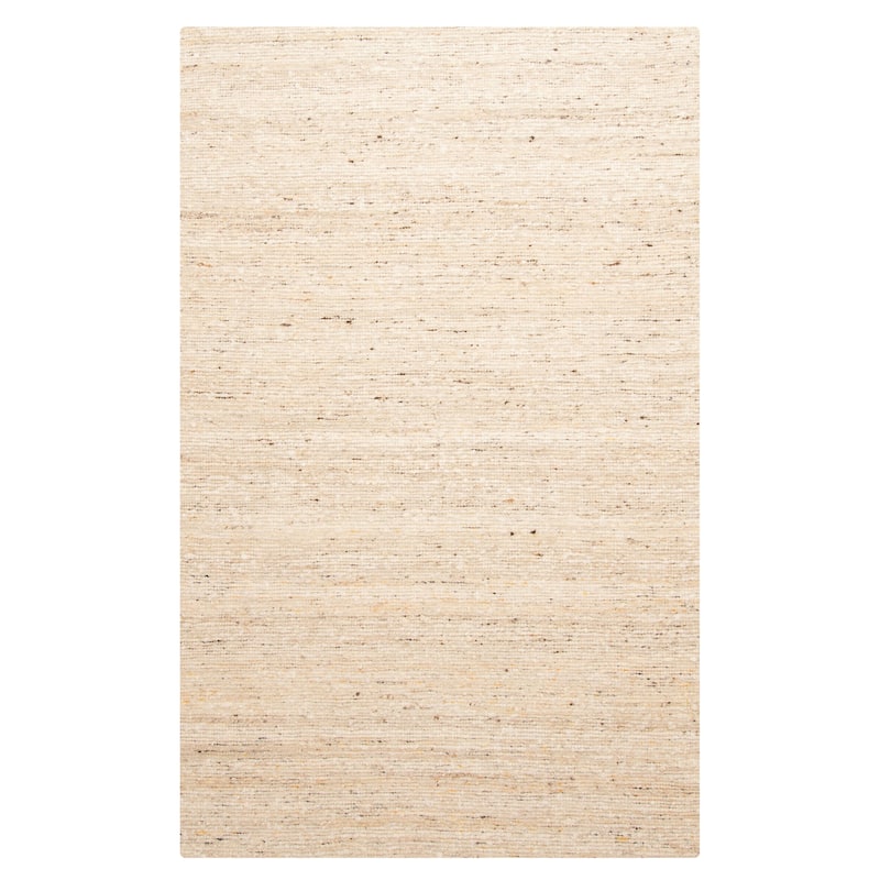 ECARPETGALLERY Braid weave Sienna Tan Wool Rug - 5'0 x 7'10