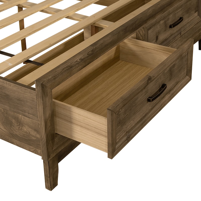 Liberty Furniture Ridgecrest Storage Bed, Dresser & Mirror, Chest, Night Stand -King, Queen