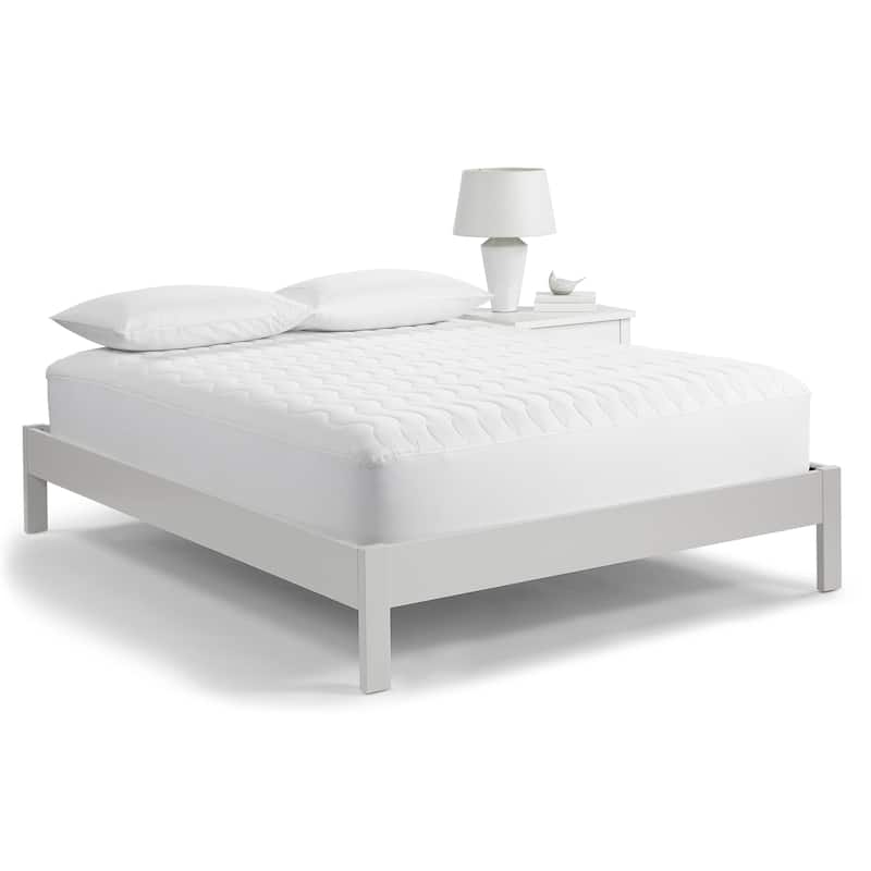 Serta Air Dry Basic Comfort Mattress Pad - White
