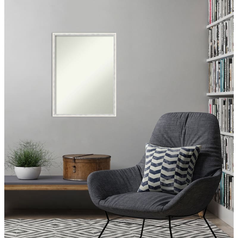 Paige Non-Beveled Wood Framed Wall Mirror