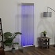 preview thumbnail 1 of 10, Alpine Corporation 72"H Indoor Bubble Wall Fountain with Color-Changing LED Lights and Remote