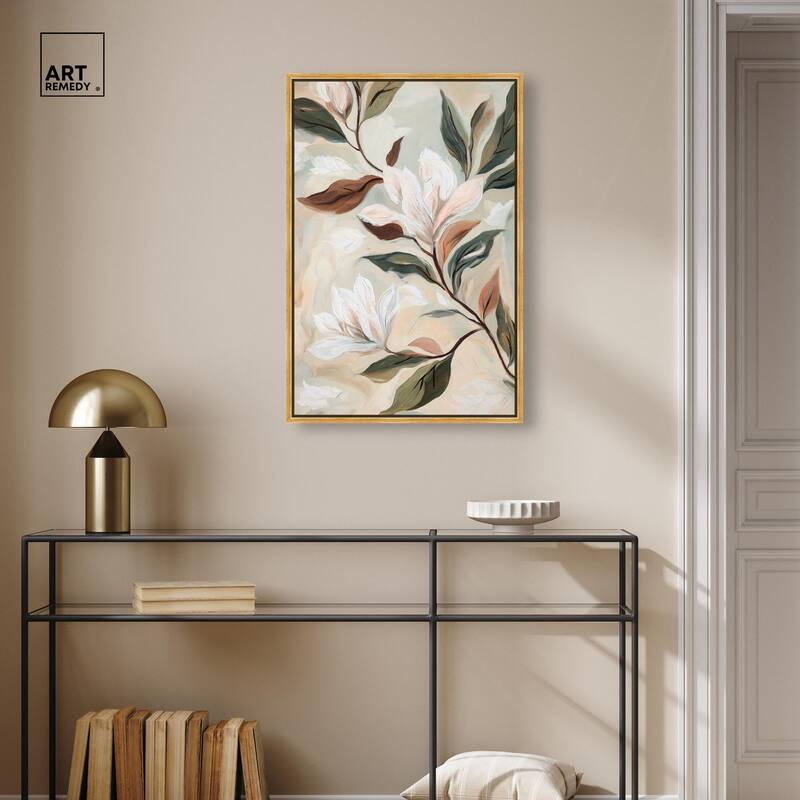 Soft Magnolia II Canvas by Art Remedy