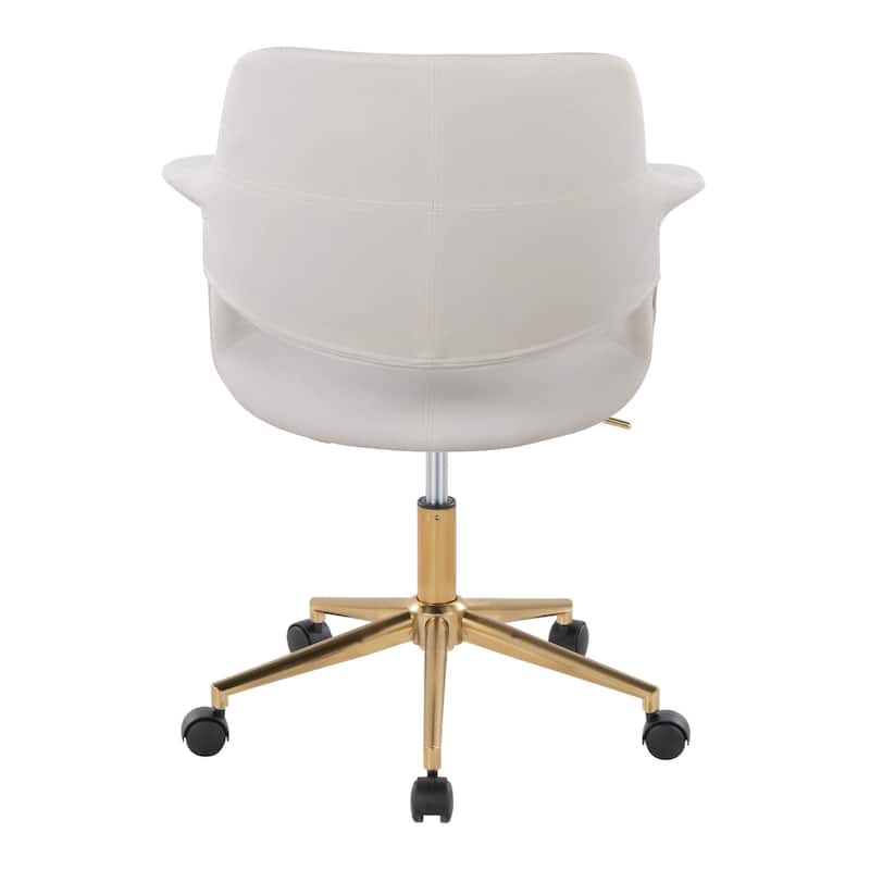 Silver Orchid Fauske Upholstered Office Chair with 5-Star Base