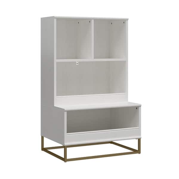 slide 2 of 11, Little Seeds Charlie Kids Multi-Use Toy Storage Organizer & Bookcase White