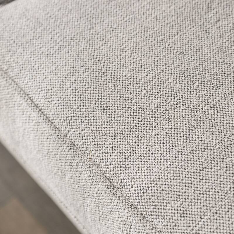 Grett Transitional Grey Wood Padded Loveseat by Furniture of America