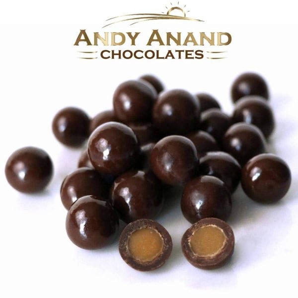 Andy Anand Belgian Chocolate Espresso Caramel Malt Ball Gift Boxed & Card. Opens flyout.