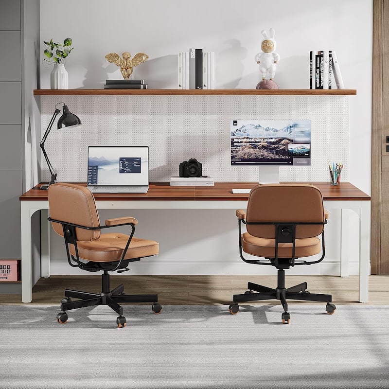 78.7" Extra Long Computer Desk/Table, Work Desk, Double Workstation Desk for Home Office