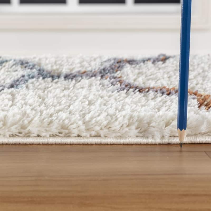 Loft Shag GC_CZY1005 Ivory Shaggy Area Rug