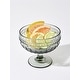 preview thumbnail 1 of 7, Euro Ceramica Fez 4 Piece 13 oz Martini / Dessert Footed Bowl Set 4.75 in. x 4.75 in. x 4.15 in. - Grey - 4 Piece