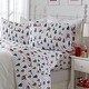 preview thumbnail 4 of 24, Great Bay Home Extra Soft Holiday Printed Cotton Flannel Sheet Set
