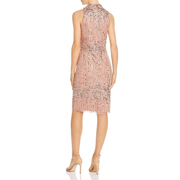 adrianna papell high neck dress