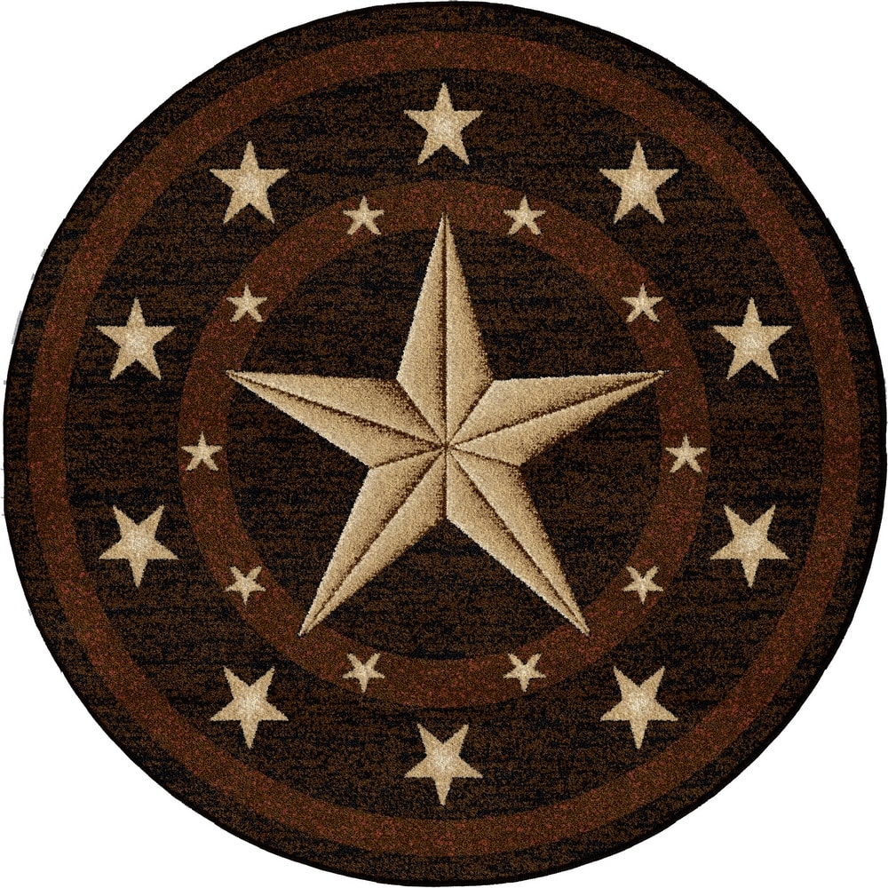 Mayberry Hearthside Western Star Lodge Area Rug