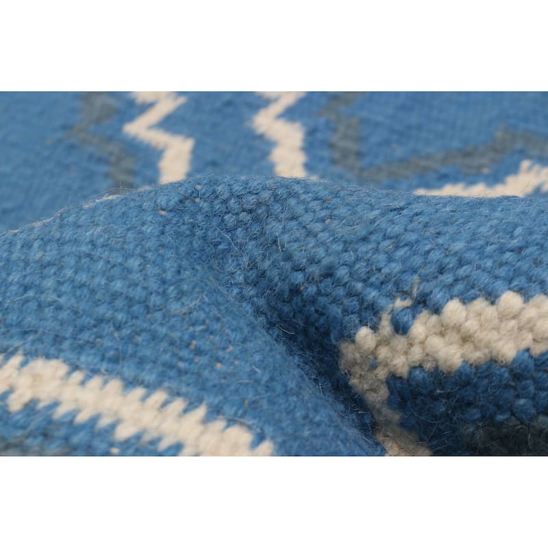 Ankara Blue Kilim 5'3" x 7'10" - 5'3 x 7'10