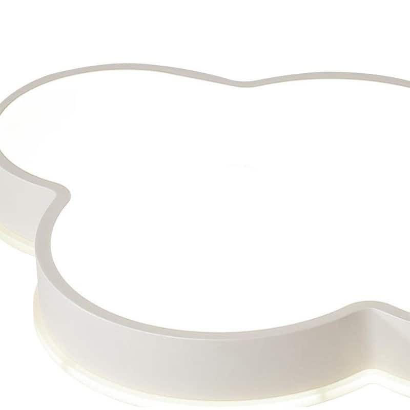 Dimmable White Cloud LED Flush Mount Light - Kids Lighting 20in