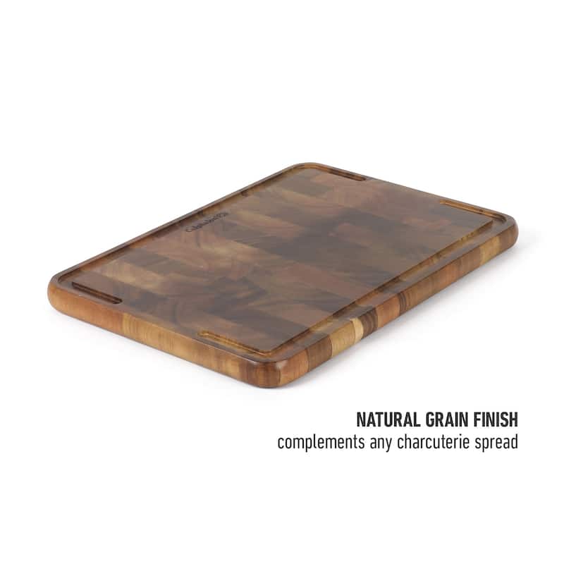 Calphalon Edge Guard Large 20 x 15, 18 x 12, or 13.6 x 9.5in End Grain Acacia Wood Cutting Board