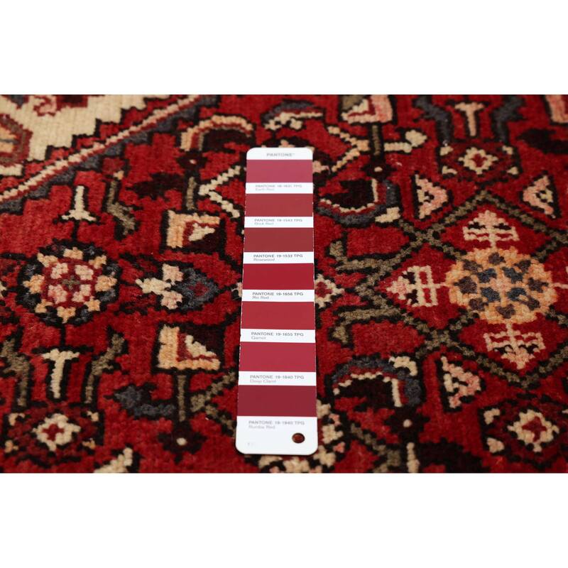 ECARPETGALLERY Hand-knotted Andelz Red Wool Rug - 3'7 x 5'3