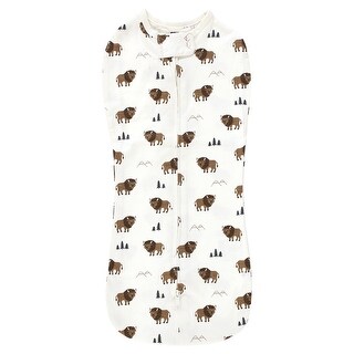 Hudson Baby Unisex Sleep Pod, Wild Buffalo, 0-2 Months - Wild Buffalo - 0-2 Months