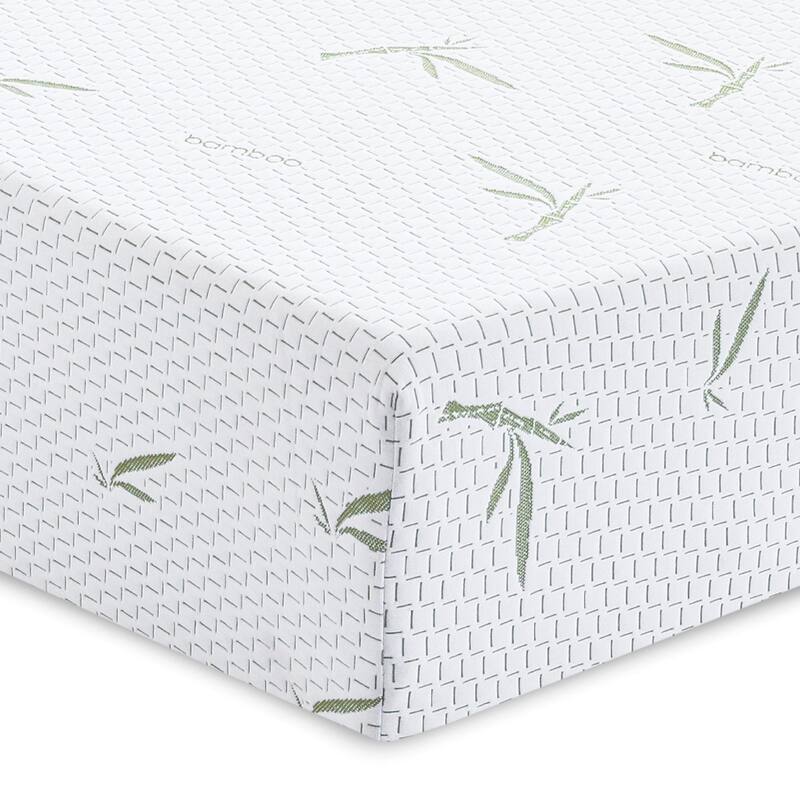 10-Inch Dual Layer Memory Foam Mattress with Bamboo Infused Cover