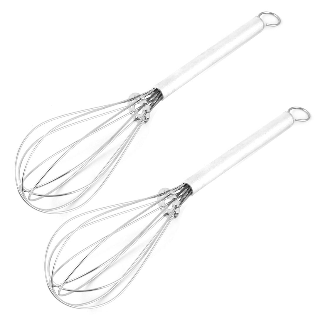 uxcell Stainless Steel Restaurant Manual Handheld Egg Cream Mixing Mixer  Beater Whisk