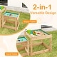 preview thumbnail 5 of 8, Gymax Wooden Sand & Water Tables Outdoor Sensory Tables w/ Protective
