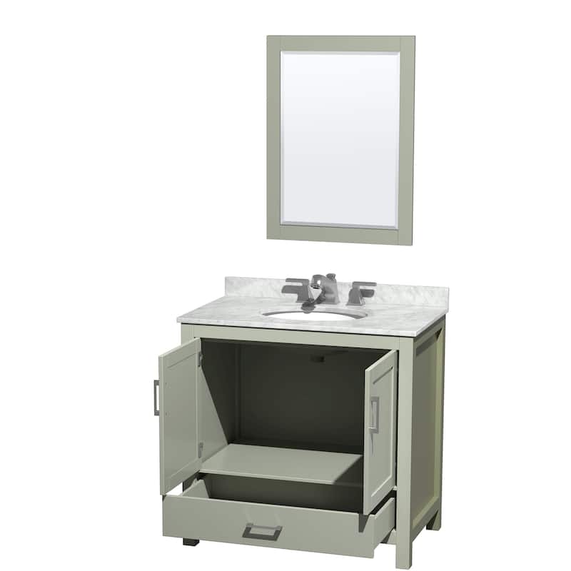 Wyndham Collection WCS141436SUNOM24 Sheffield 36" Free Standing Single