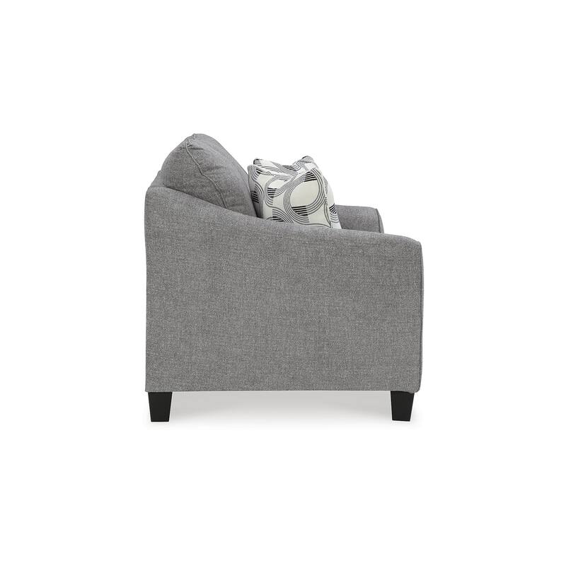 Signature Design by Ashley Mathonia Smoke Loveseat - 68"W x 40"D x 41"H