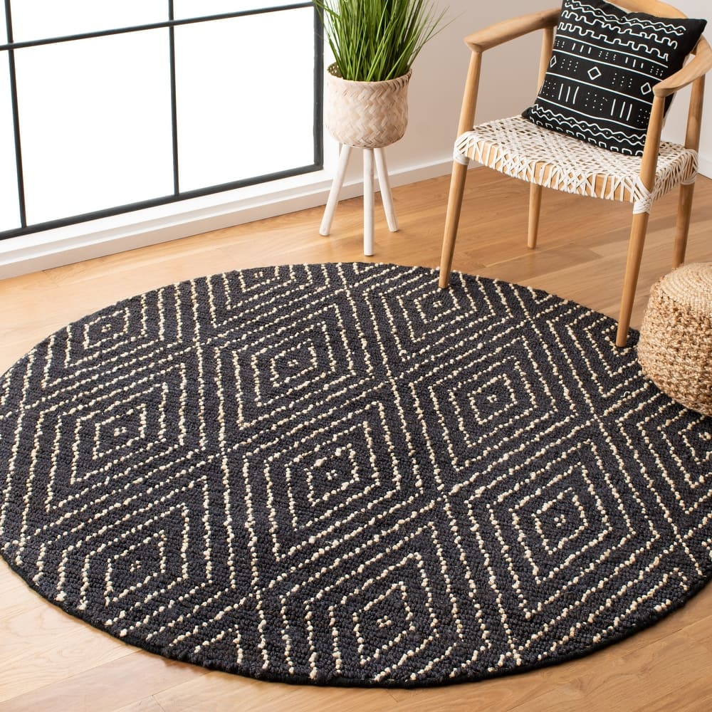 SAFAVIEH, Handmade Bohemian Kees Boho Jute Rug