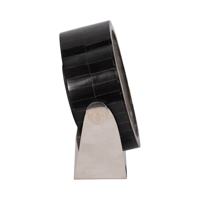 Sagebrook Home's Elegant Designer Steel & Glass Clock