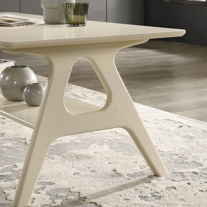 Roundhill Furniture Arona Mid-Century Modern Wood 3-Piece Coffee Table Set