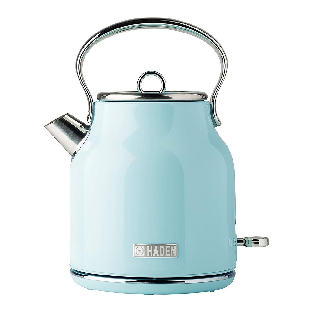 Creative Home Alexa 3.0 Quart Stainless Steel Whistling Tea Kettle with  Aluminum Capsulated Bottom, Aqua Color - On Sale - Bed Bath & Beyond -  30946239