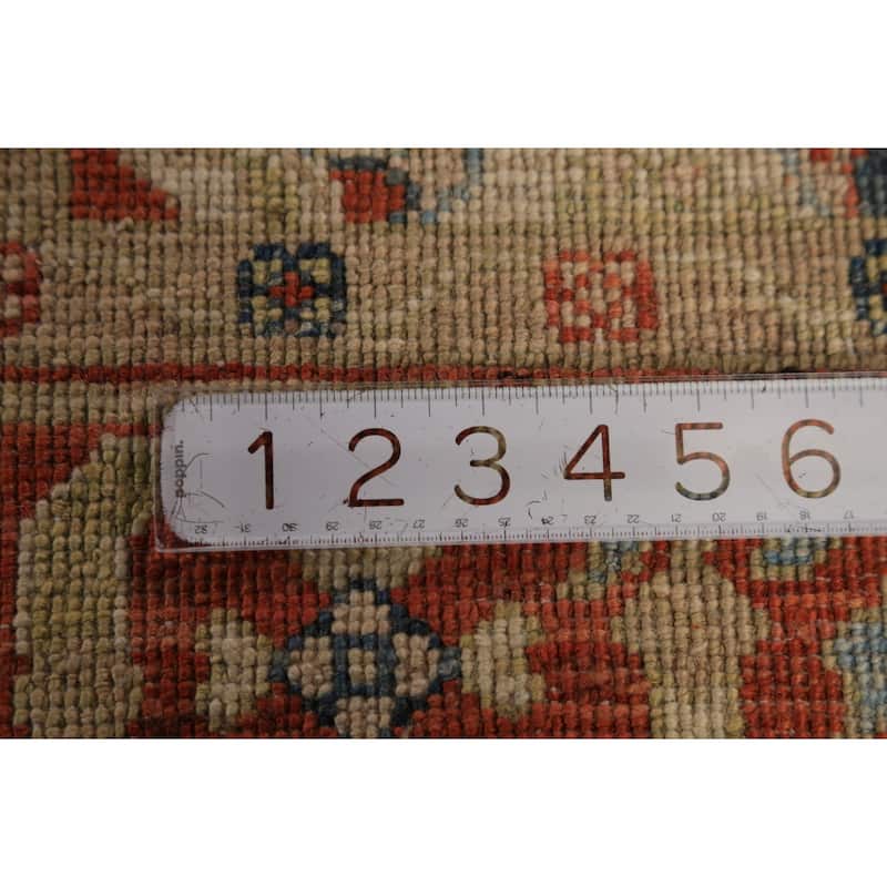 Vegetable Dye Heriz Serapi Oriental Rug Handmade Wool Carpet - 4'11"x 6'9"