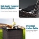preview thumbnail 53 of 81, Costway 3PCS Patio Rattan Furniture Set Cushioned Conversation Set - See Details