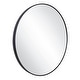 preview thumbnail 10 of 14, Design House 28-Inch Kenna Modern Metal Round Decorative Wall Accent Mirror
