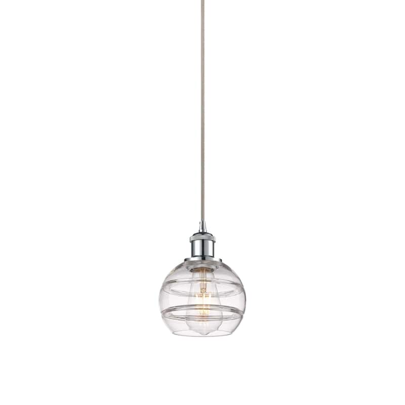 Innovations Lighting 516-1P-8-6 Rochester Pendant Rochester 6" Wide - Polished Chrome