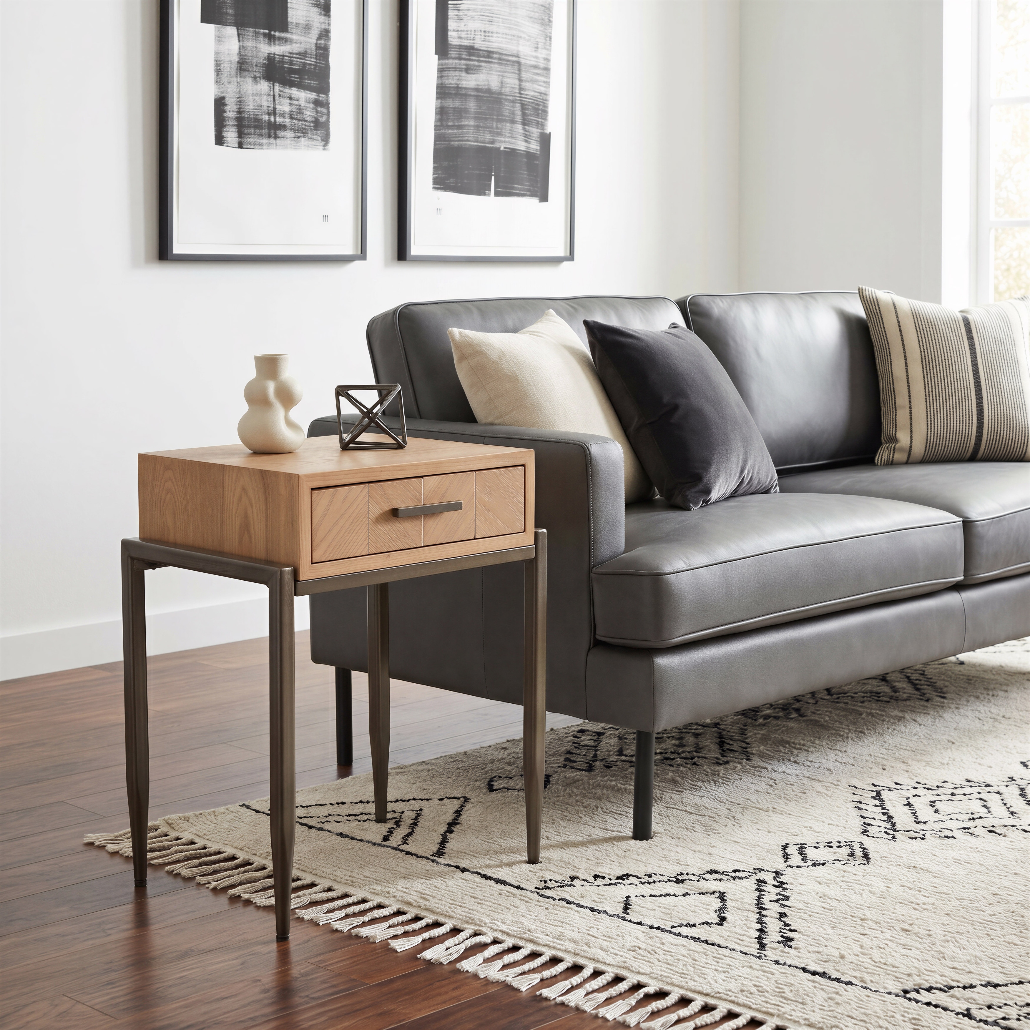 Verec Side Table Natural