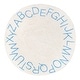 preview thumbnail 85 of 136, Nuloom Alphabet SpinClean Washable Round Rug