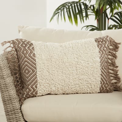 Edenfield Geometric Indoor/ Outdoor Lumbar Pillow