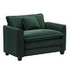 preview thumbnail 31 of 45, Organnice 40" Chenille Lounge Chair for Reading, Modern Couch Cozy Sofa Bed with Ottoman, Living Room Single Sofa Accent Chair