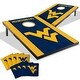 preview thumbnail 1 of 5, West Virginia NCAA Compact 2x3 Tailgate Cornhole Board Set Include Carrying Case
