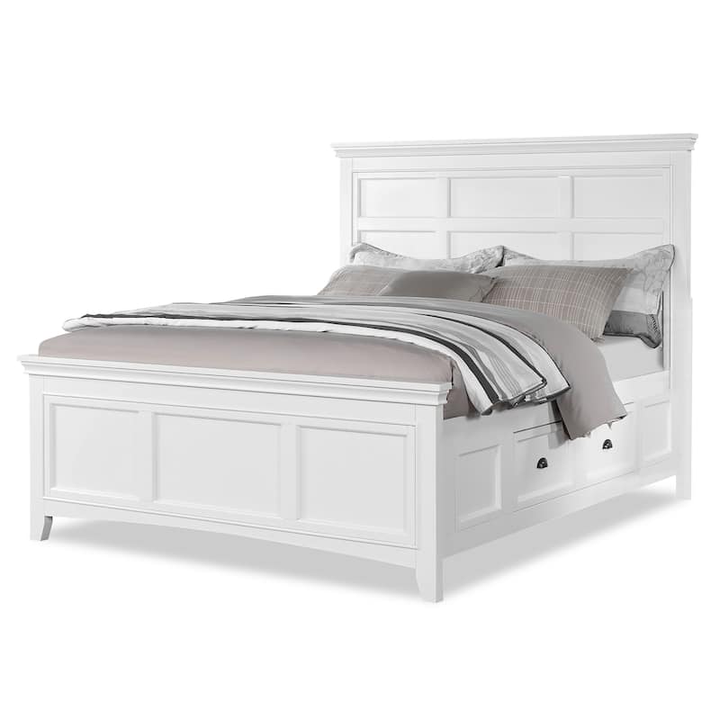 Furniture of America Saer 3-Piece Storage Platform Bedroom Set with USB Port