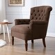 preview thumbnail 16 of 28, Corvus Sidmouth Tufted Fabric Oversized Club Chair