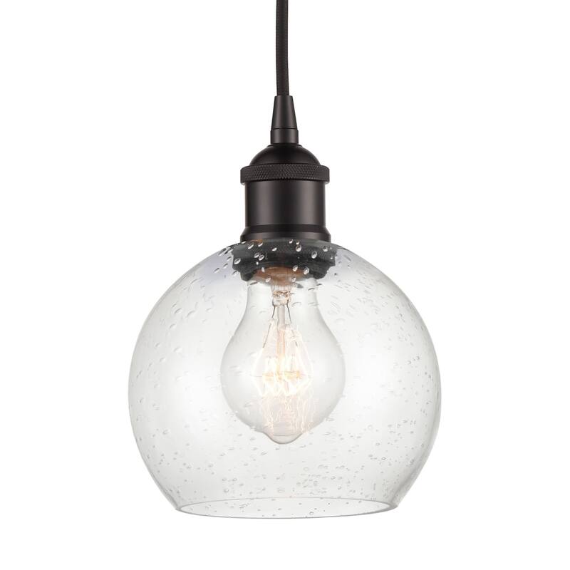 Innovations Lighting 616-1P-9-6 Athens Pendant Athens 6" Wide Mini - Oil Rubbed Bronze / Seedy