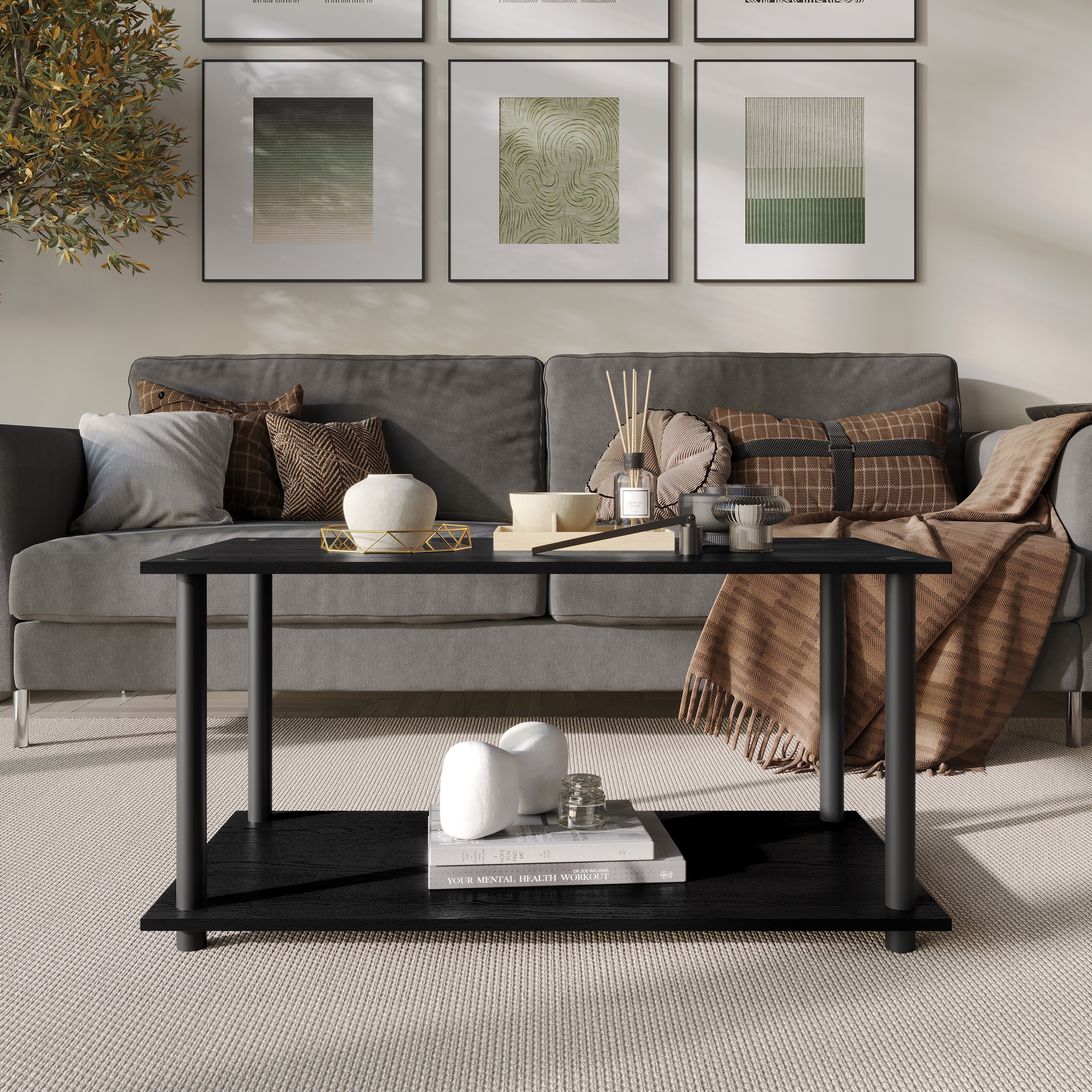CraftPorch Modern Coffee Table