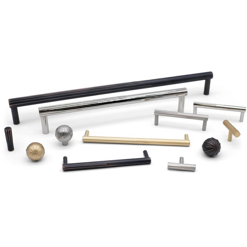 Hapny Home SU14 Sunburst 1-15/16" Designer Luxury T Bar Solid Metal