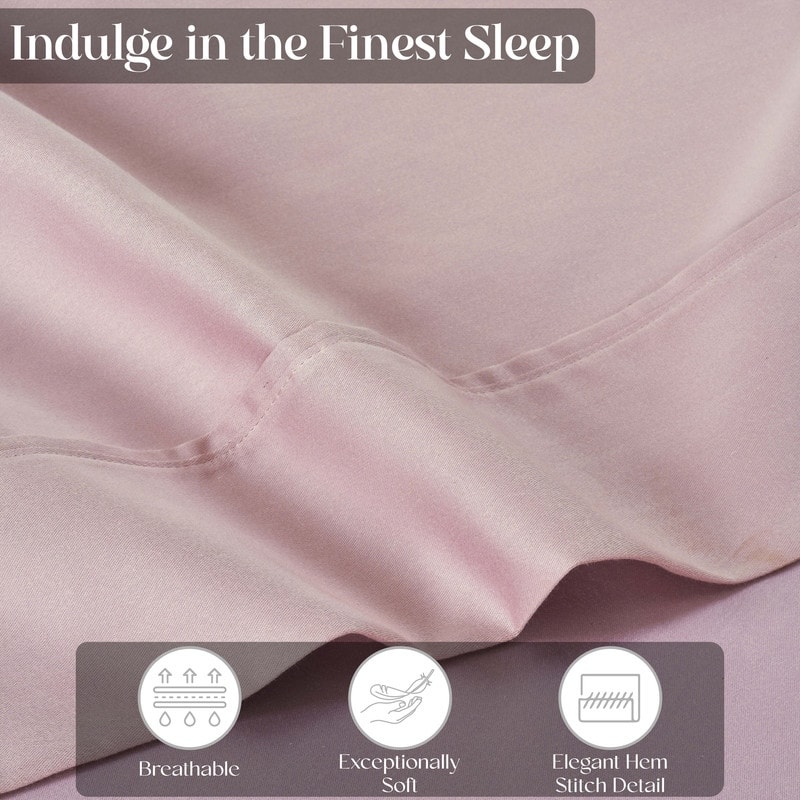 Superior Cotton Blend Solid 1500 Thread Count Deep Pocket Bed Sheet Set