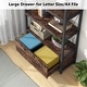 preview thumbnail 11 of 18, Lateral File Cabinet with Drawer and Bookshelves, Printer Stand Filing Cabinet Bookcase