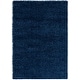 preview thumbnail 75 of 184, SAFAVIEH Santa Monica Shag Einara 2-inch Thick Area Rug 5'3" x 7'6" - Navy - Rectangle