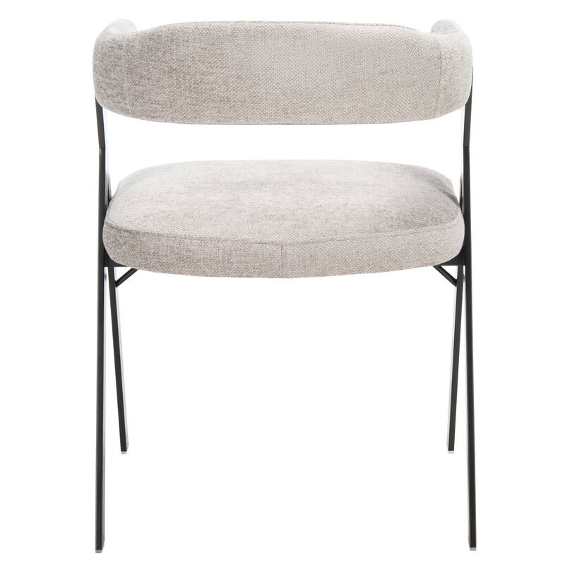 SAFAVIEH Couture Daneen Chenille Dining Chair - 21.5" W x 22" L x 29.9" H - 22Wx22Dx30H
