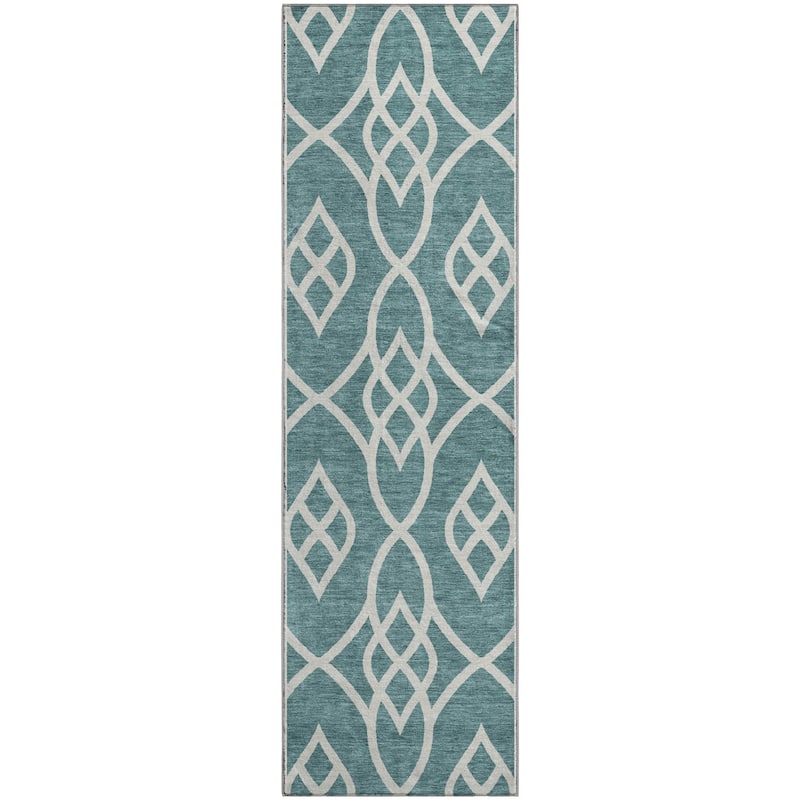 Premium Washable Super Soft Transitional Scroll Mayfield Rug
