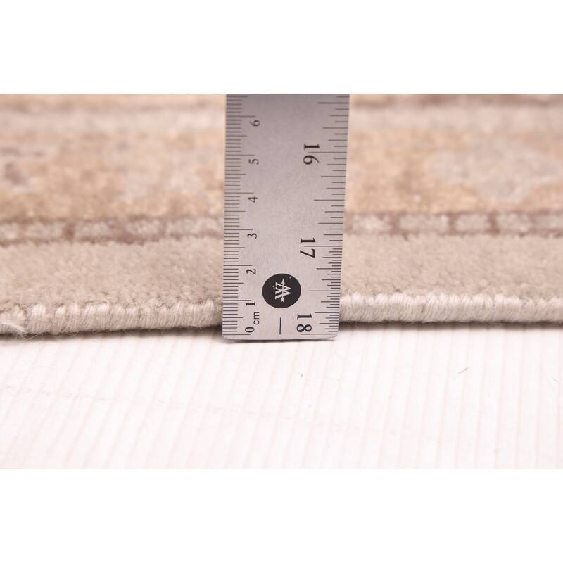 ECARPETGALLERY Hand-knotted Jamshidpour Light Grey Wool Rug - 10'0 x 13'10